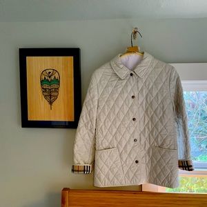 Classic Burberry Quilted Jacket